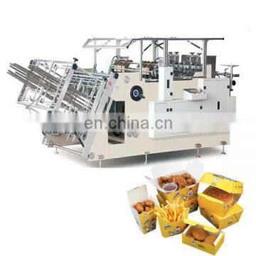 Hot Selling Automatic Hamburger Paper Food Lunch Box Making Machine