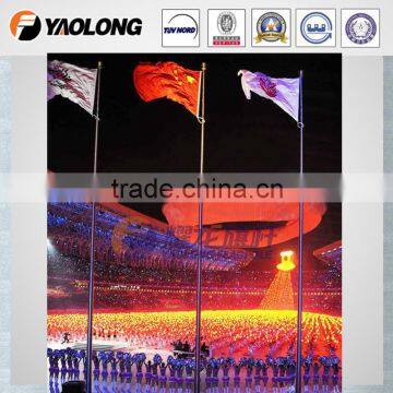 Olympic Village Flag Poles-Manual External Halyard Tapered Flag Pole photo-3