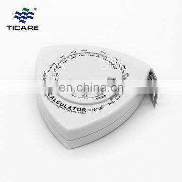 BMI calculator measuring tape measure