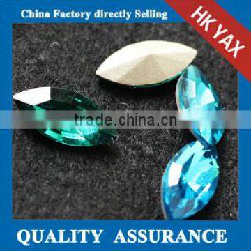 0322L New Fancy Point Back Glass Horse Eye Shaped Rhinestones,shaped Rhinestone Horse Eye,horse Eye Rhinestone Shaped photo-3