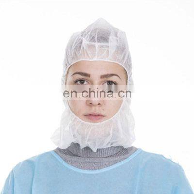 Disposable PP Head Face Protective Hairnet Beard Cover Beard Nets Balaclava Hood Surgical Head Cover