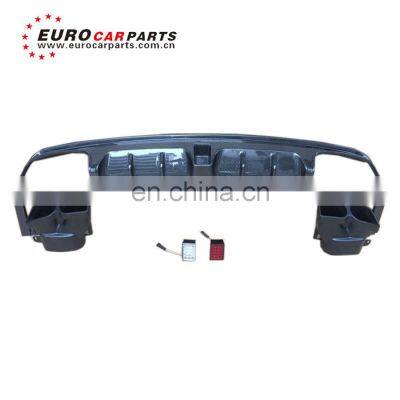 s class w222 rear diffuser exhasut tips muffler tips carbon finber diffuser for w222 to B style 2016 2017 MB auto parts for w222