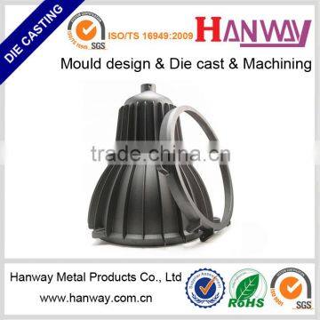 China Manufacturer OEM Cnc Machining Aluminum Parts Aluminum Die Casting Radiator Led Heat Sink photo-3