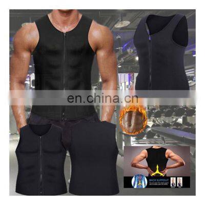 Men's Workout Vest Trainer Workout Vest Men Waist Trainer Body Shaper Slimming Tank Top Shirt photo-5