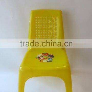 CHILDREN PLASTIC CHAIR WITH VARIOUS COLORS