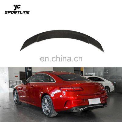 Carbon Fiber C238 Sport Car Spoiler for Mercedes Benz E200 E350 E43 E63 Sport Coupe 17-19