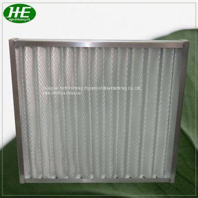 G4 Pre Panel Air Filter Primary Effective Aluminum Alloy Frame Metal Folded