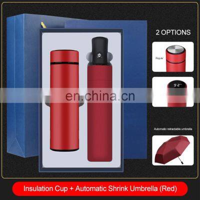Thermos And Umbrella Corporate Gift Set For Business Promotion Gifts photo-2