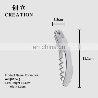 Factory Direct Promotional Stock Antique Metal Multi-tools Openers Easy Stainless Steel Wine Corkscrew Spirals Bottle Opener photo-2