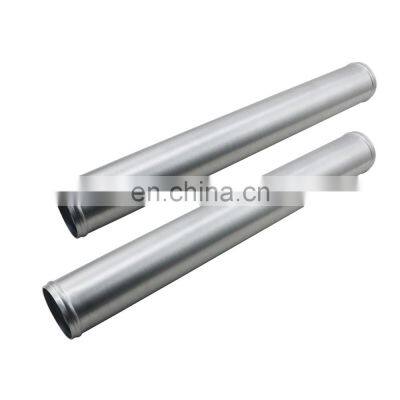 AUSO 2.5' 63mm Turbo Intercooler Pipe Chrome Aluminum Piping Pipe Tube+t-Clamps + Silicone Hoses Blue