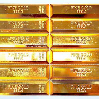 Gold brick mosaic