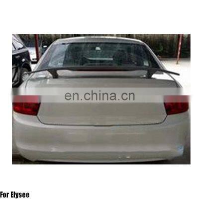 ABS Primer Painted Back Car spoiler For Elysee GT Rear spoiler with light