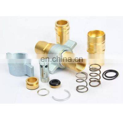Stainless Steel Screw To Connect Hydraulic Coupler Wing-nut Thread to Connect Coupling
