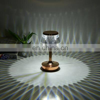 Bedside Bedroom Rechargeable Night Light Crystal Mushroom Plug-in Radio Portable Speaker Table Light