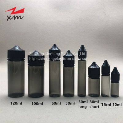 Large stock V3 E-liquid bottle 10ml 15ml 30ml 60ml 80ml 100ml 120ml childproof squeeze plastic pet e-juice vape oil dropper bottle