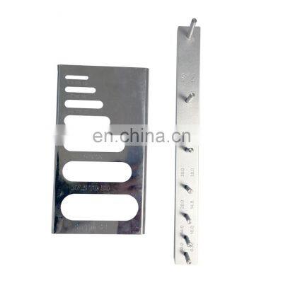 Flakiness and elongation gauge for civil test