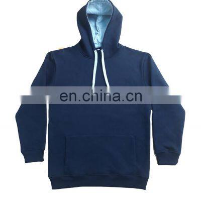 Custom Wholesale Blank Pullover Hoodies Men Long Neck Hoodie Crew Neck Sweatshirt Long Line Hoodie for Men photo-3