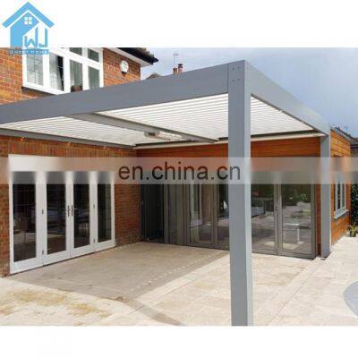 Motorized Bioclimatic Pergola Aluminum Garden Pergolas with Customized Color