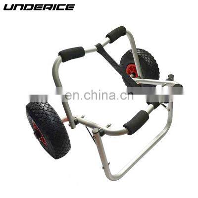 UICE Multifunction Foldable Kayak Cart Adjustable Kayak Cart Portable Aluminum Canoe Cart Fishing Kayak Trolley photo-2