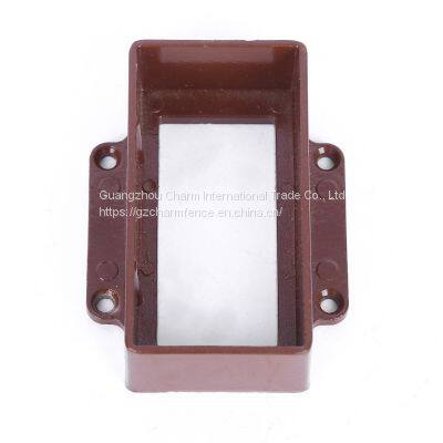 Fence, Fence, Garden, Fence, Internal and External Connectors, Wood Plastic Accessories, Floor Fastener 80 * 35 photo-4