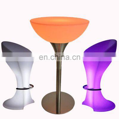 portable wireless rechargeable outdoor led light bar cocktail tables and chairs led light furniture living room sofas party bar