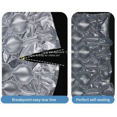 Plastic Air Cushioned Packing Film/ Inflatable Air Bubble Film Rolls/ Protective Packing Bubble Wrapper/ photo-3