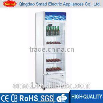 280L Hot Sales Refrigerator Display Price For Food Fruit Display Showcase