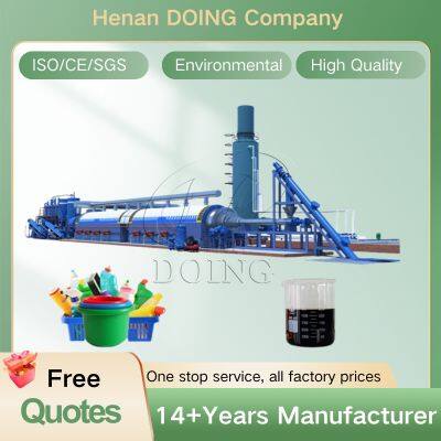 Pure PP/PE/PS/ABS Plastics to Fuel Oil Recycling Pyrolysis Machine Aluminum Plastic Pyrolysis Plant photo-3