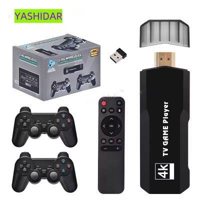 Gd10 Pro Game Stick 4k Double System 64gb 10000 Games Retro Gaming Consoles Tv System Video Game Console
