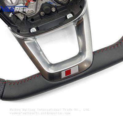 For Audi Q3 Heated Multifunctional Perforated Leather Steering Wheel With Key Button Assembly photo-2