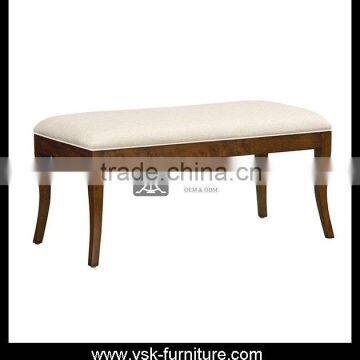 OT-010 Solid Beech Wood Long Bench Stool