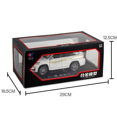 Hotsale Diecast 1:24 Scale Prado Pull Back Diecast Toy Vehicles With Music and Light photo-4