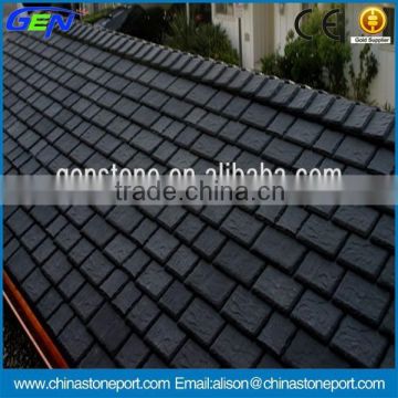 Faux Slate Roofing Black Natural Stone