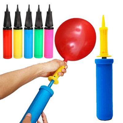 Globos de alta calidad portátiles, inflador de aire, accesorios simples, bomba manual de globos para decoración de fiestas