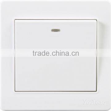 16A 1 gang 1 way electric wall switch and socket