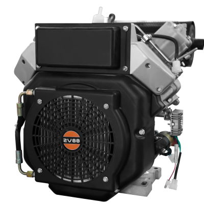 2V88F double cylinder air-cooled diesel engine 20hp air-cooled diesel engine