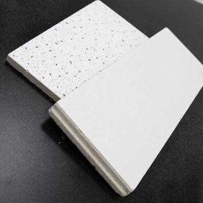 Light reflected 600X600 Acoustic Mineral Fiber Ceiling Tiles For Restaurant