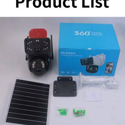 Solar Camera With Sounder WIFI 4G 6MP PTZ Wireless Video Camera Loud Sounder Theft Scare Off photo-5