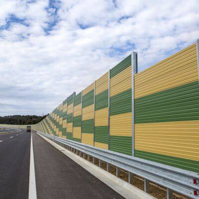 ISO/CE Certified Galvanized Steel Sound Barrier Wall Heavy-Duty Noise Reduction Panel for Highways/Industry Acrylic PVC Chinese photo-5