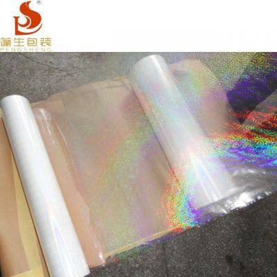 Transparent BOPP Holographic Thermal Laminating Film With Kinds of Designs photo-2