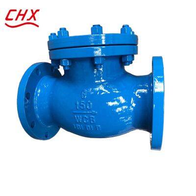 High Quality ANSI Standard H44H-16C PN16 DN100 WCB Carbon Steel Swing Check Valve photo-5