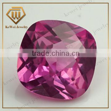 Increase Supply cushion shape AAAAA grade 4*4mm 3# ruby stone