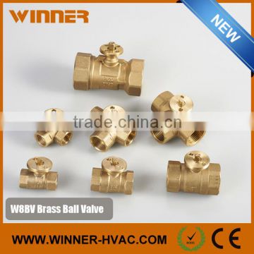 HVAC System Motorized Electric Control Brass Ball Valve Price