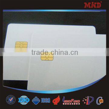 MDC697 Sle5542 chip card/pvc blank white card/pvc card with chip
