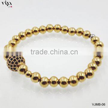 2016 TOP Sale Bracelet Bangle Stainless Steel Bead Bracelet Valentine Day Gift for Men photo-6