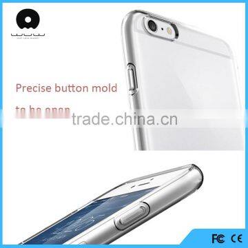 Clear Slim Transparent Acrylic Plastic Back Cover Flexible TPU Silicone Frame Bumper Hybrid Case for IPhone 6 Supplier's Choice photo-5