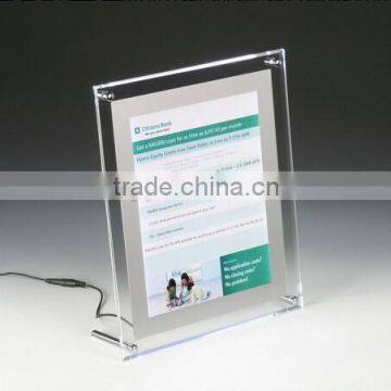 Celling Hanging LED Illuminated Crystal Double Sided LED Light Box photo-5