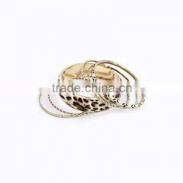 Fashion Trends Dubai Gold Jewellery Sexy Leopard Print Bangles Set photo-2