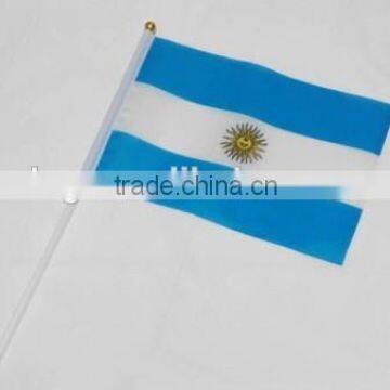 wholesale hand national flag in Argentina design