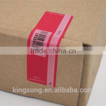 anti fake oil proof plastic label with costomised printing